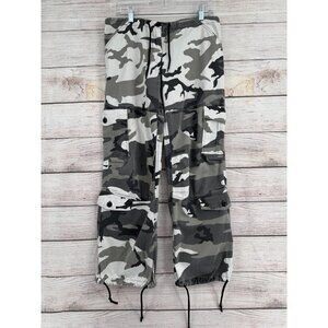 Rothco Military BDH Cargo‎ Camouflage Pants Men's Size XS Gray/White/Beige Camo